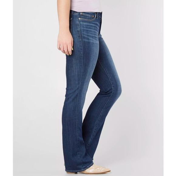 Lucky Brand Sweet Mid Rise Boot Cut Stretch Jeans in Agate Blue Wash Size 10/30 - Picture 2 of 13
